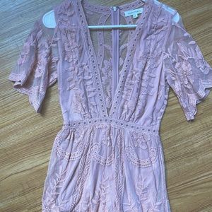 Sheer Pink Romper